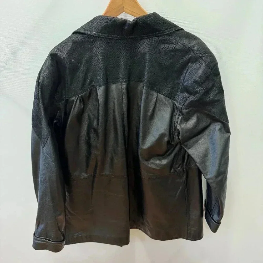 Wilson’s Leather Black Jacket - Picture 3 of 3